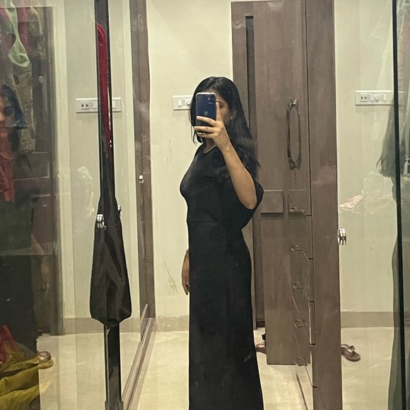 Never worn black velvet maxi dress from AND - Picture 2 of 6